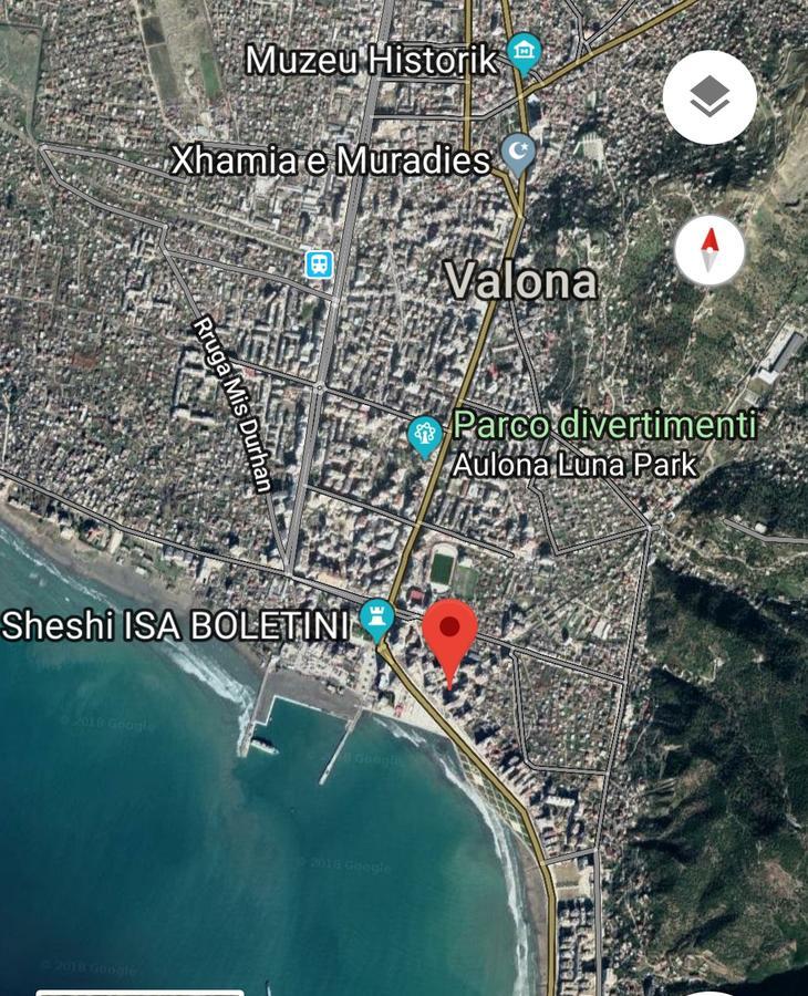 Appartamento Giallo Vlorë Eksteriør bilde